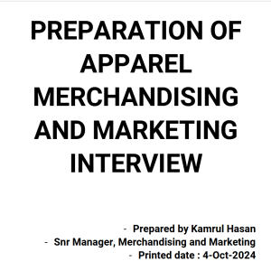 Merchandiser to Manager interview question and answer